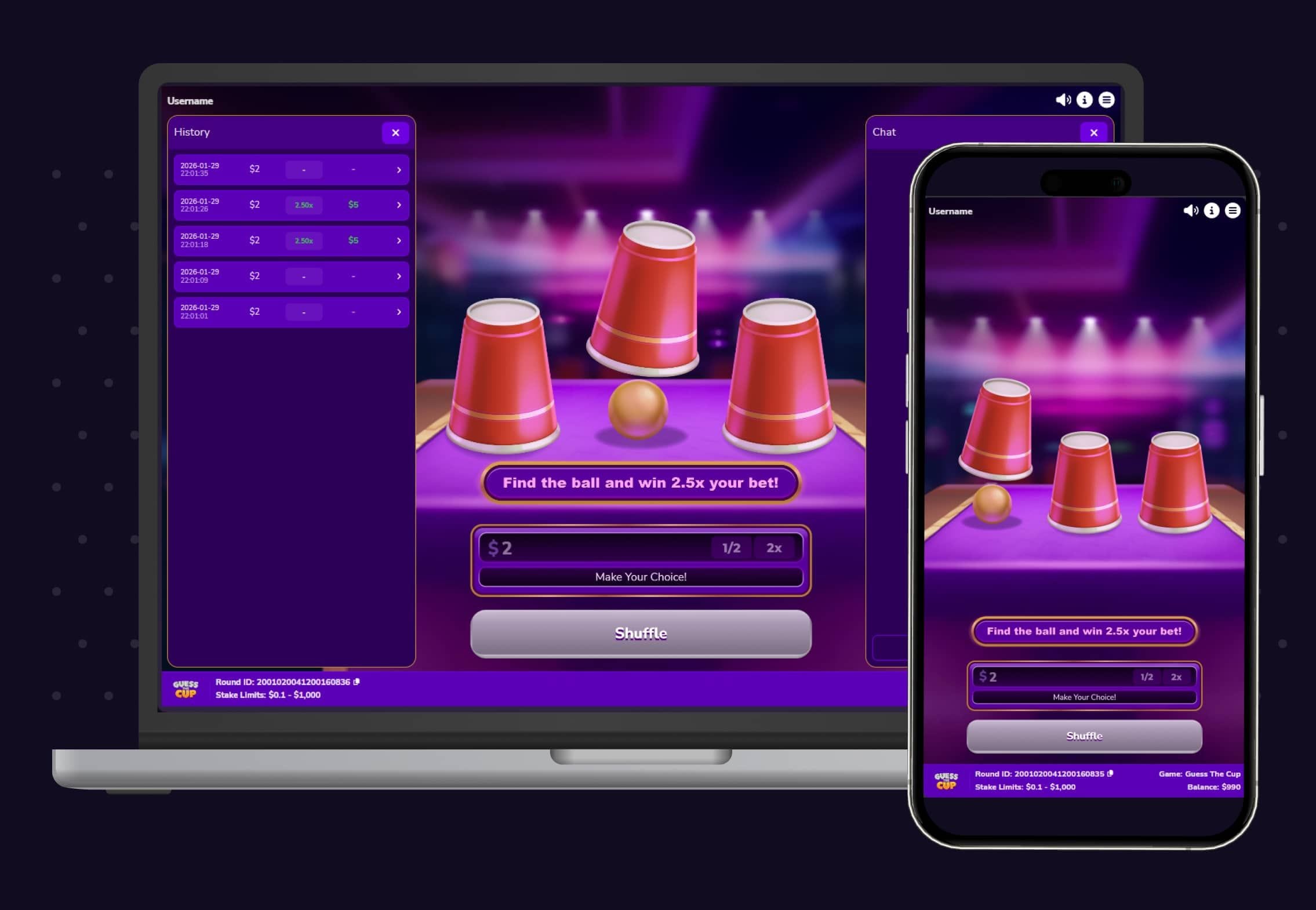 Guess The Cup - Overview Gameplay Image