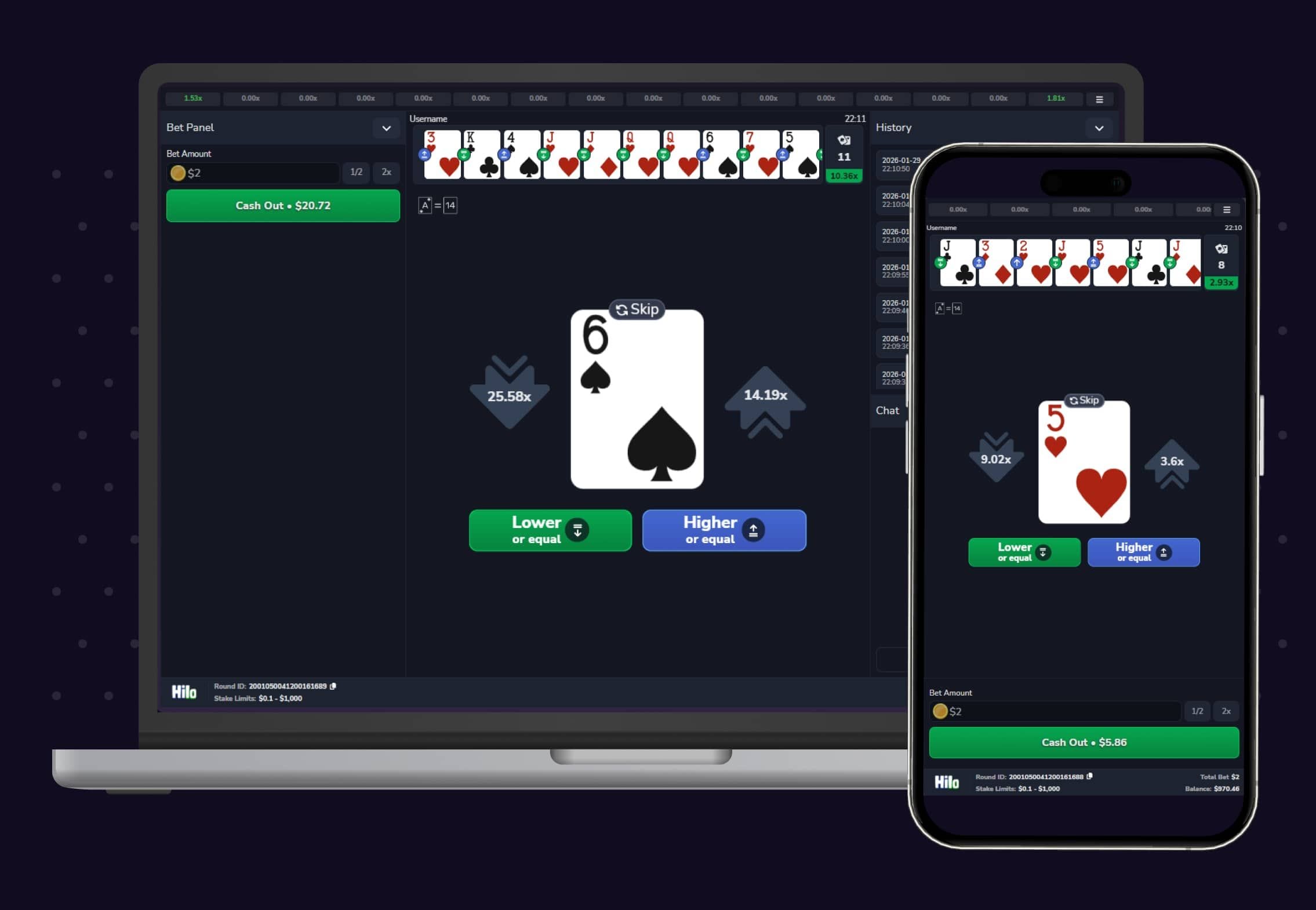 Hi Lo - Overview Gameplay Image